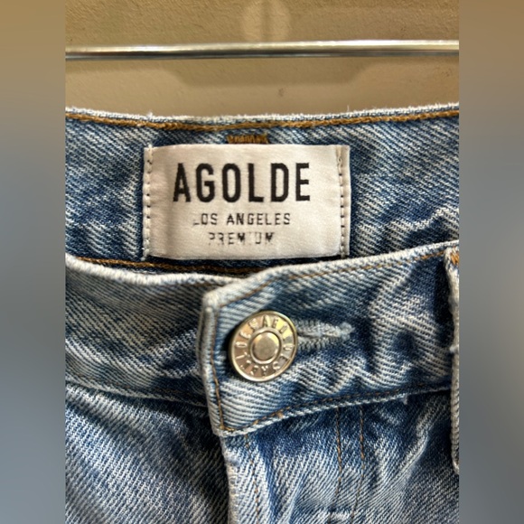 Agolde High Rise Straight Crop - Picture 4 of 5